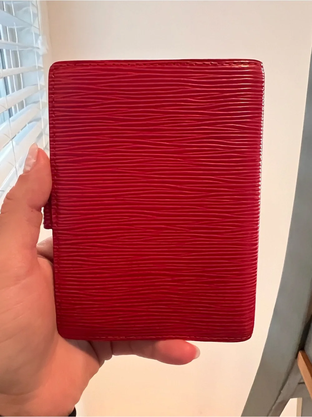 Louis Vuitton Red Epi Leather Agenda